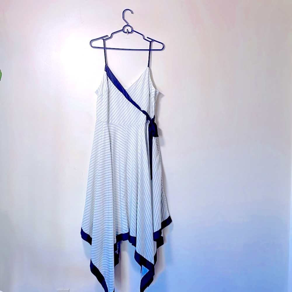 Size 12 Silky Wrap Dress by Banana Republic NEW W. TAGS